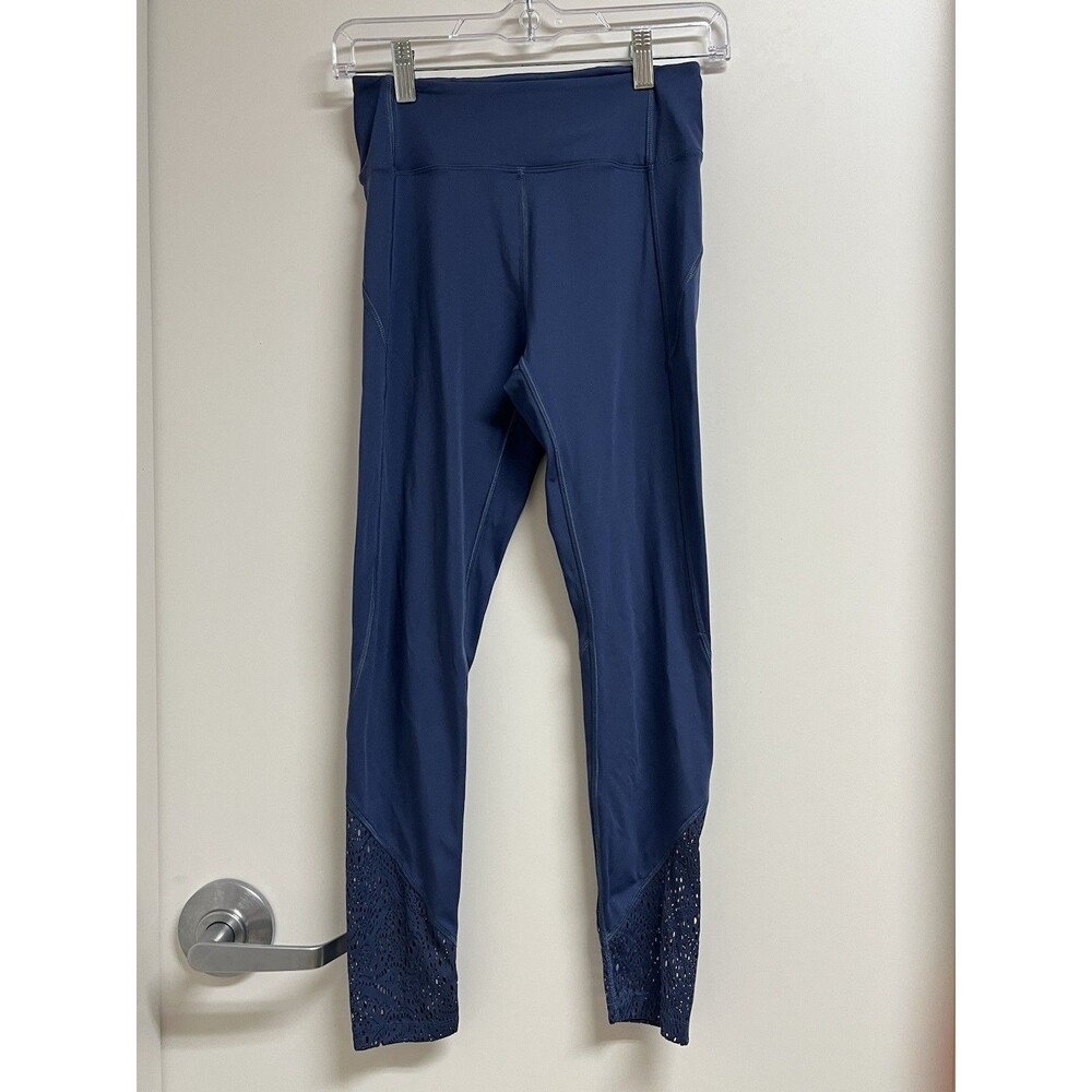 Victoria's Secret Pink Sport Sport Cutout Detail Leggings Blue Size Small